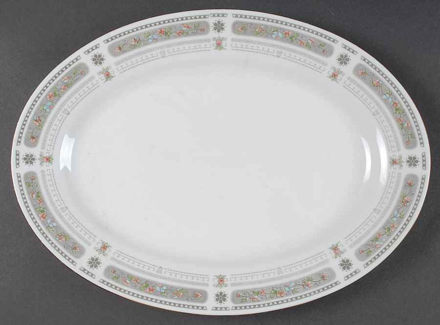 Illusion 13" Oval Serving Platter by International-1