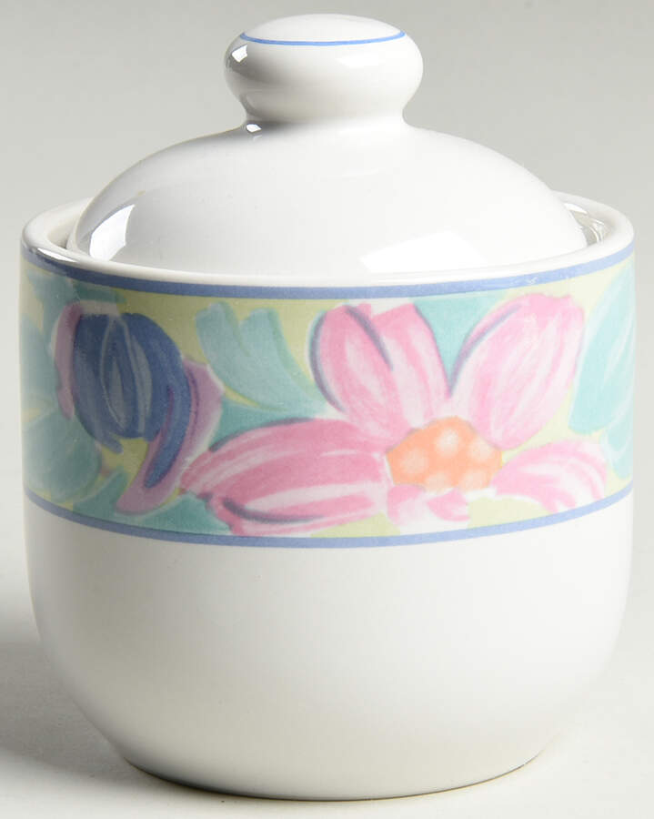 Impressions Sugar Bowl & Lid by International-1