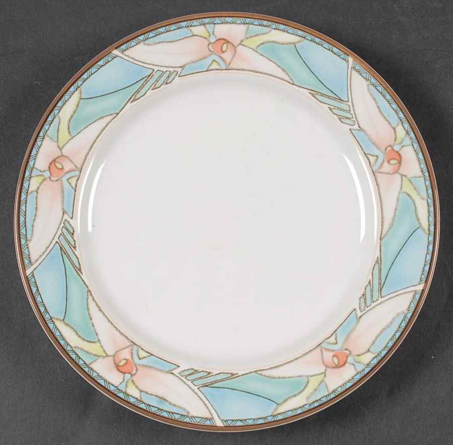 Island Orchid Salad Plate by International-1