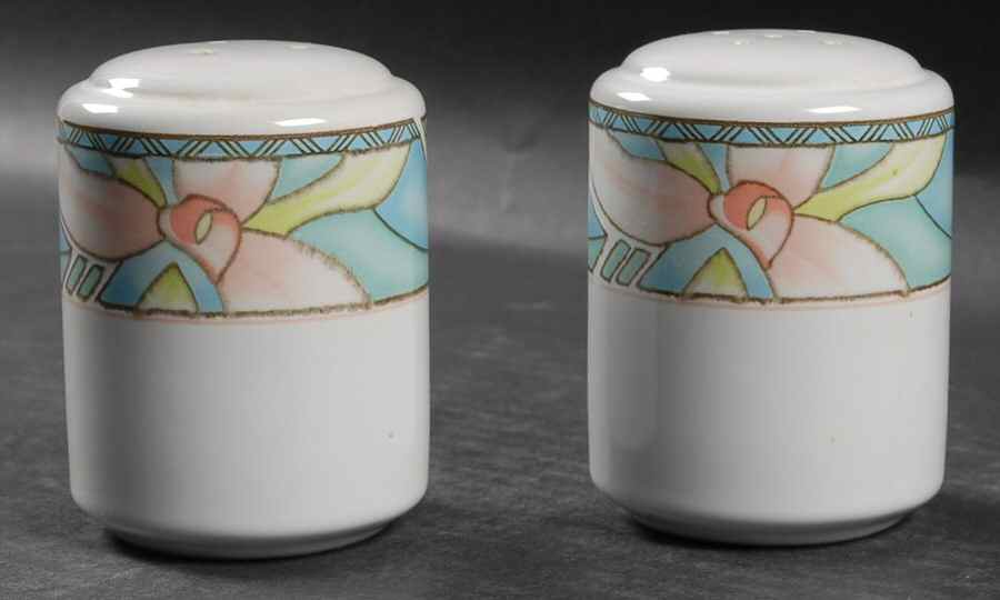 Island Orchid Salt & Pepper Set by International-1