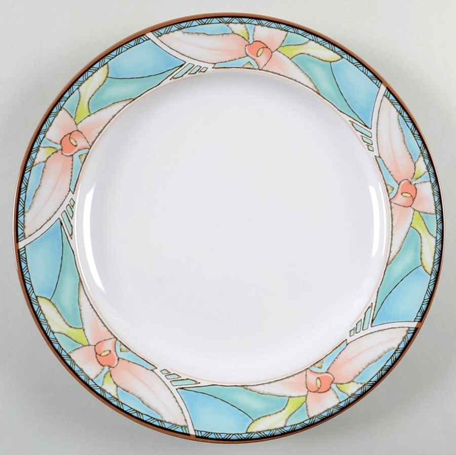 Island Orchid 12" Chop Plate (Round Platter) by International-1