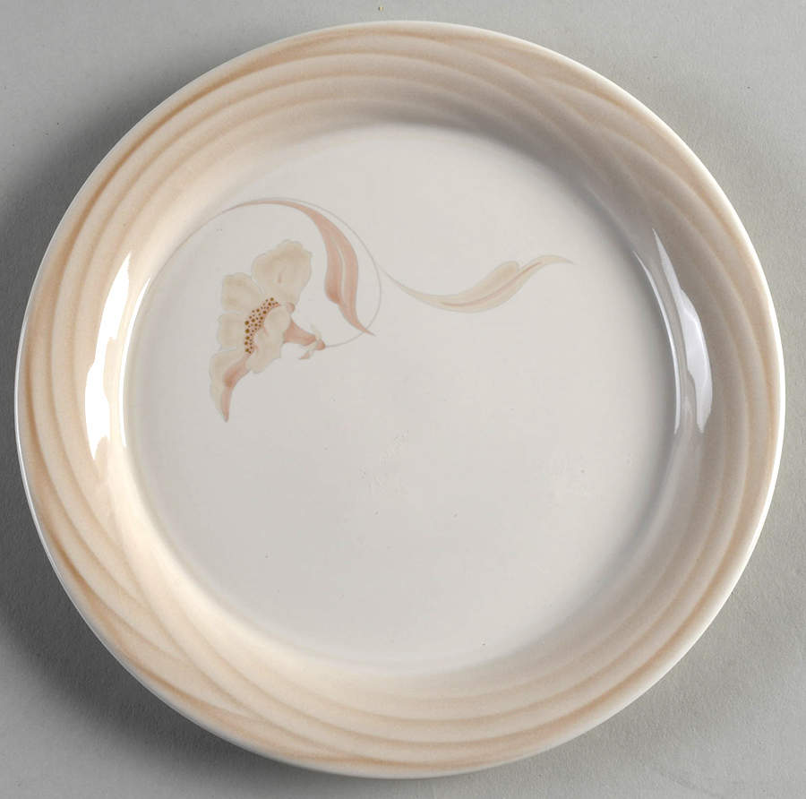 Ivory Lace Salad Plate by International-1