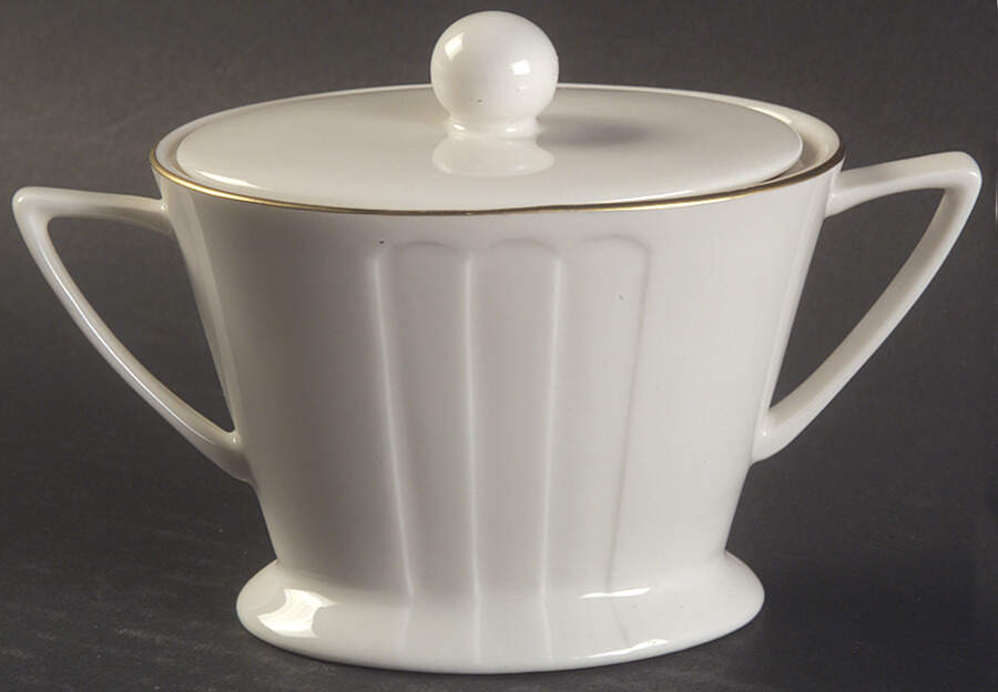 Jazz Age Mini Sugar Bowl & Lid by International-1