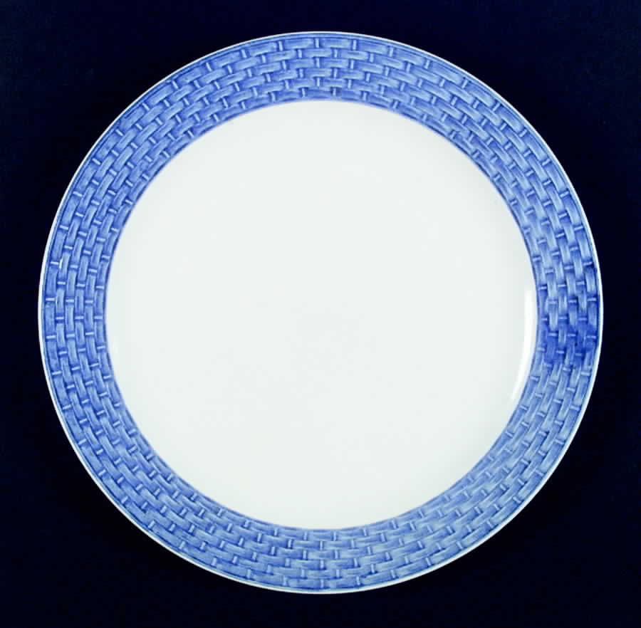 Lattice Cobalt Dinner Plate by International-1