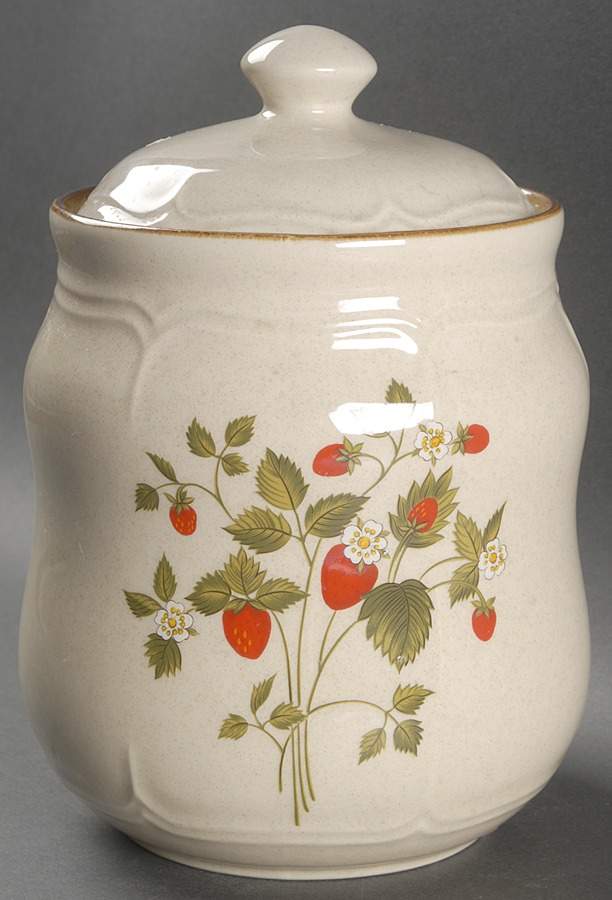 La Fraise Extra Large Canister & Lid by International-1