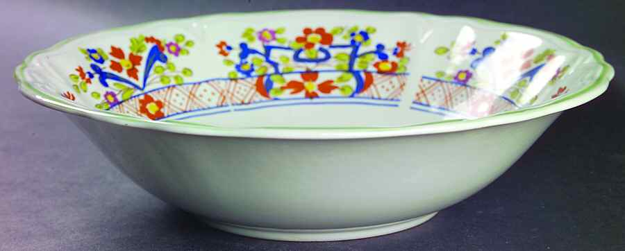 Lotus Valley 9" Round Vegetable Bowl by International-1