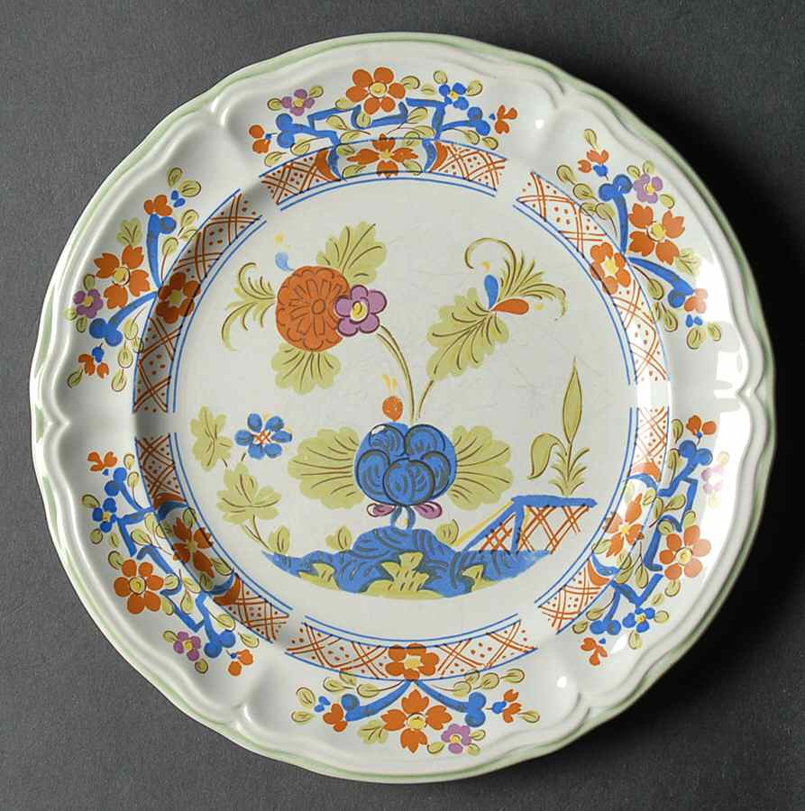 Lotus Valley Salad Plate by International-1