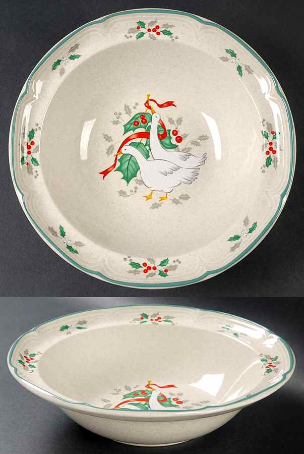 Marmalade Christmas 9" Round Vegetable Bowl by International-1