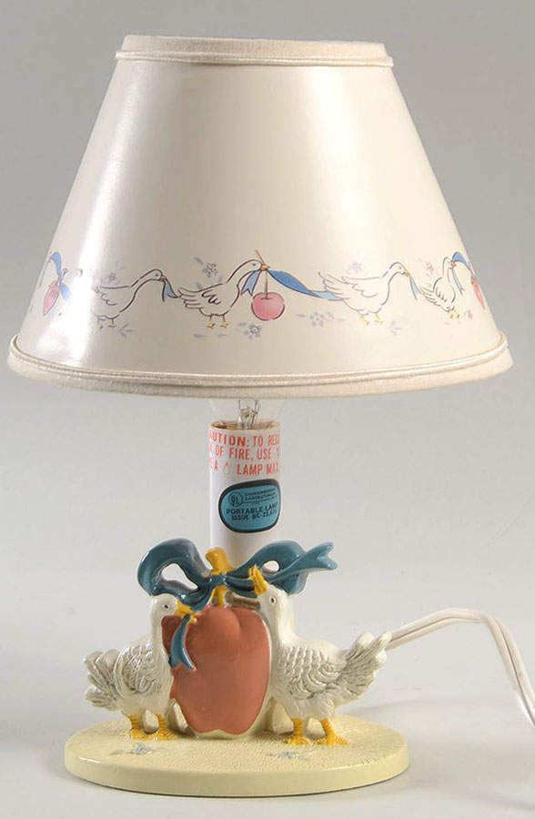 Marmalade Electric Candlestick Lamp & Shade by International-1