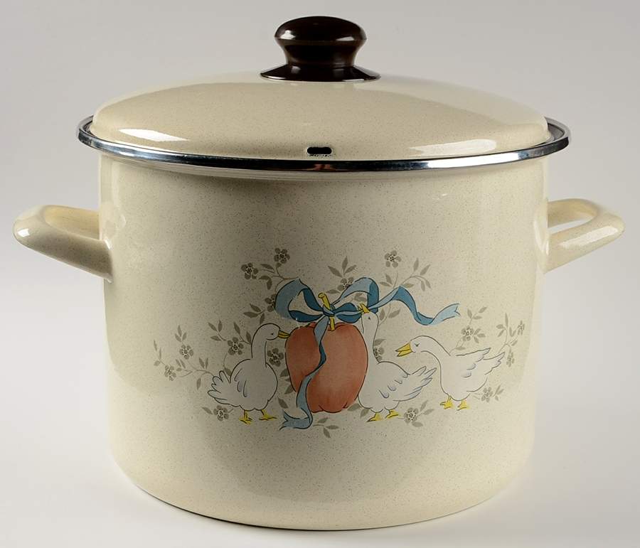 Marmalade 8 Quart Metal Stockpot & Metal Lid by International-1