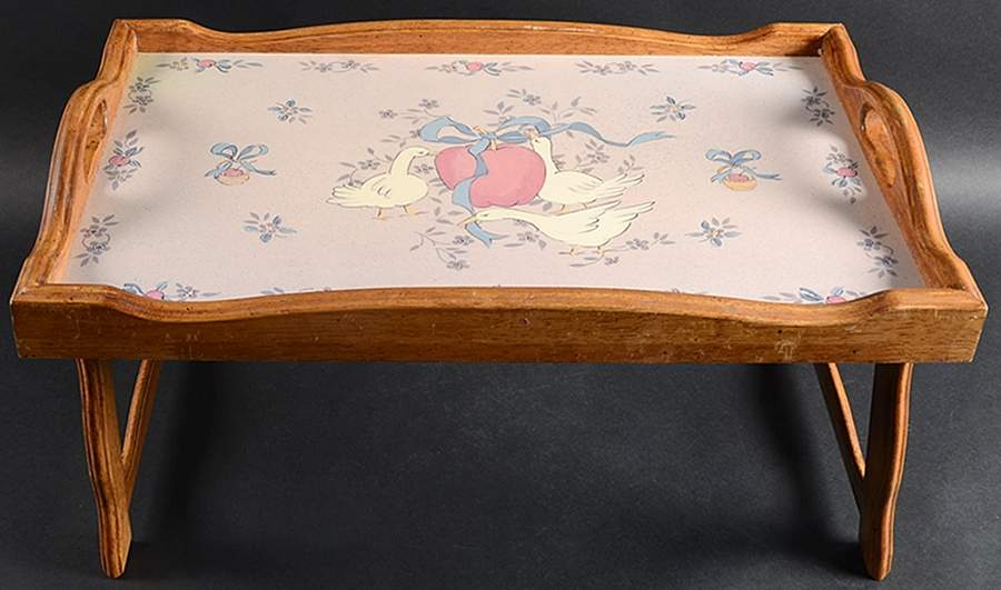 Marmalade Wood TV Tray by International-1