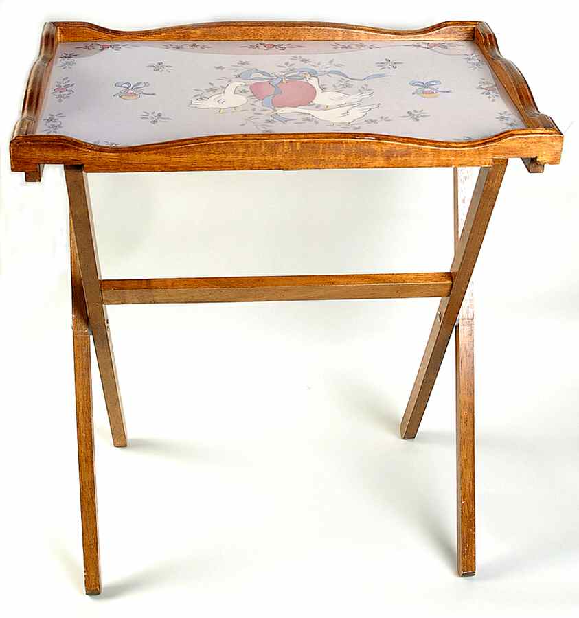 Marmalade Folding Wood Tray Table by International-1