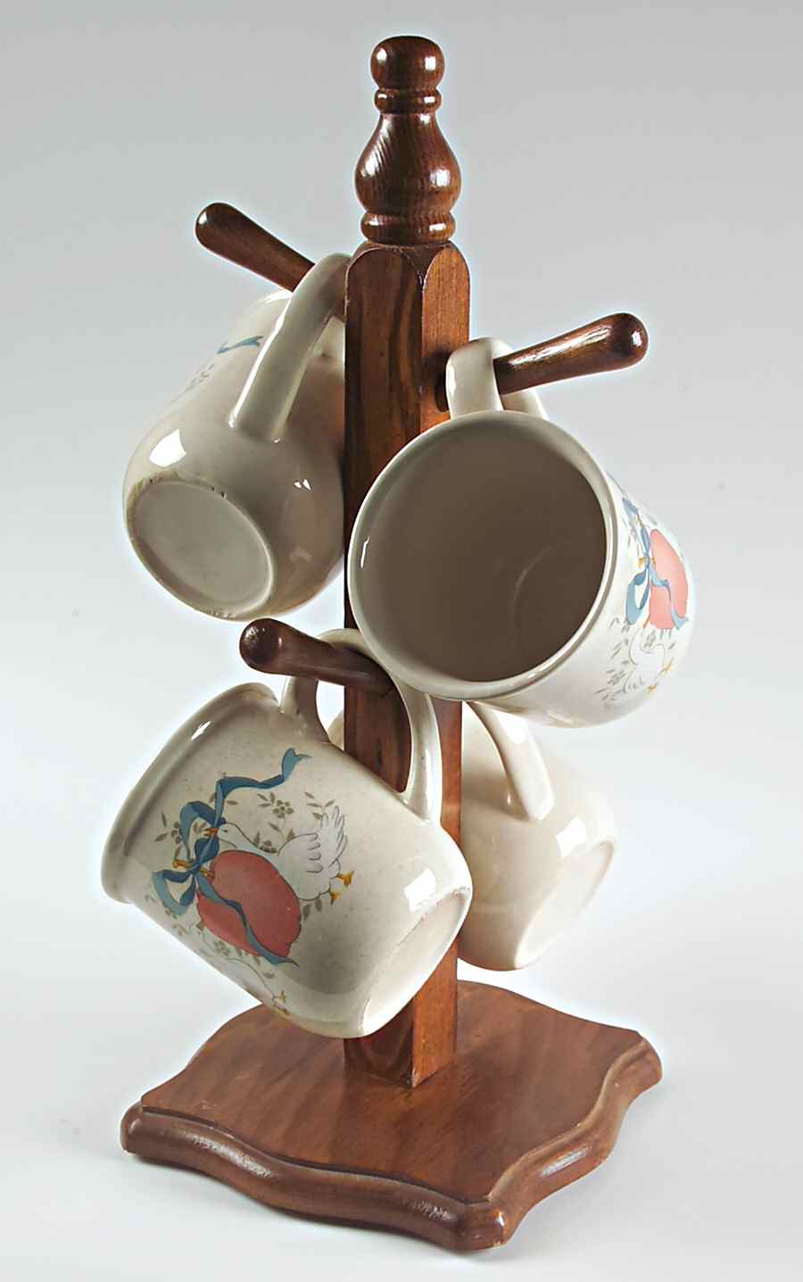 Marmalade Mug Tree & 4 Mugs (MUGM2 & MUGTRE) by International-1