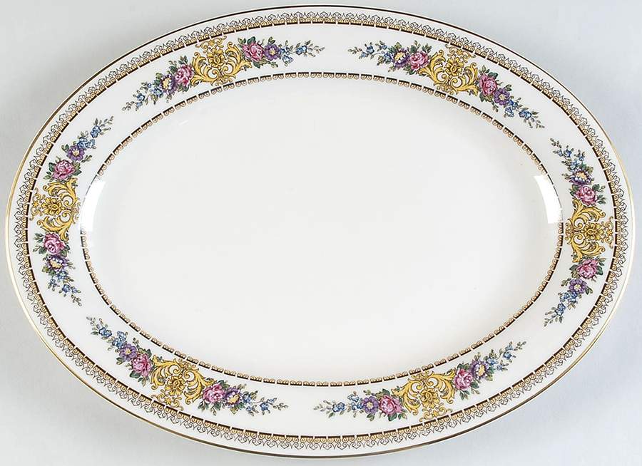Marquis 14" Oval Serving Platter by International-1