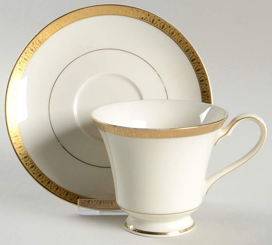 Melissa Footed Cup & Saucer Set by International-1