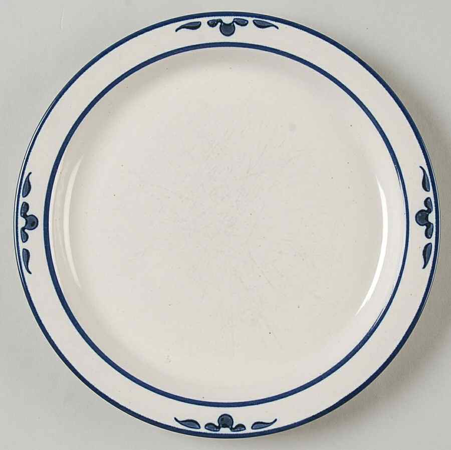 Midnight Flower Salad Plate by International-1