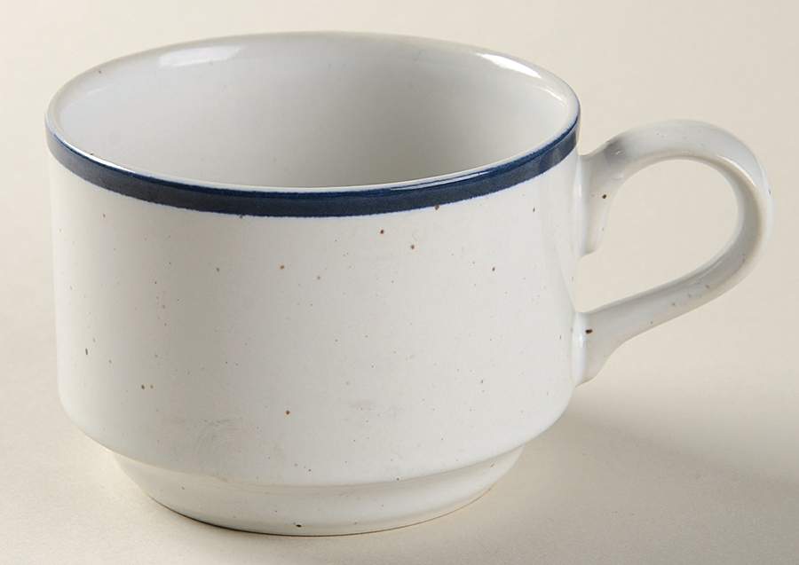 Midnight Flower Flat Cup by International-1