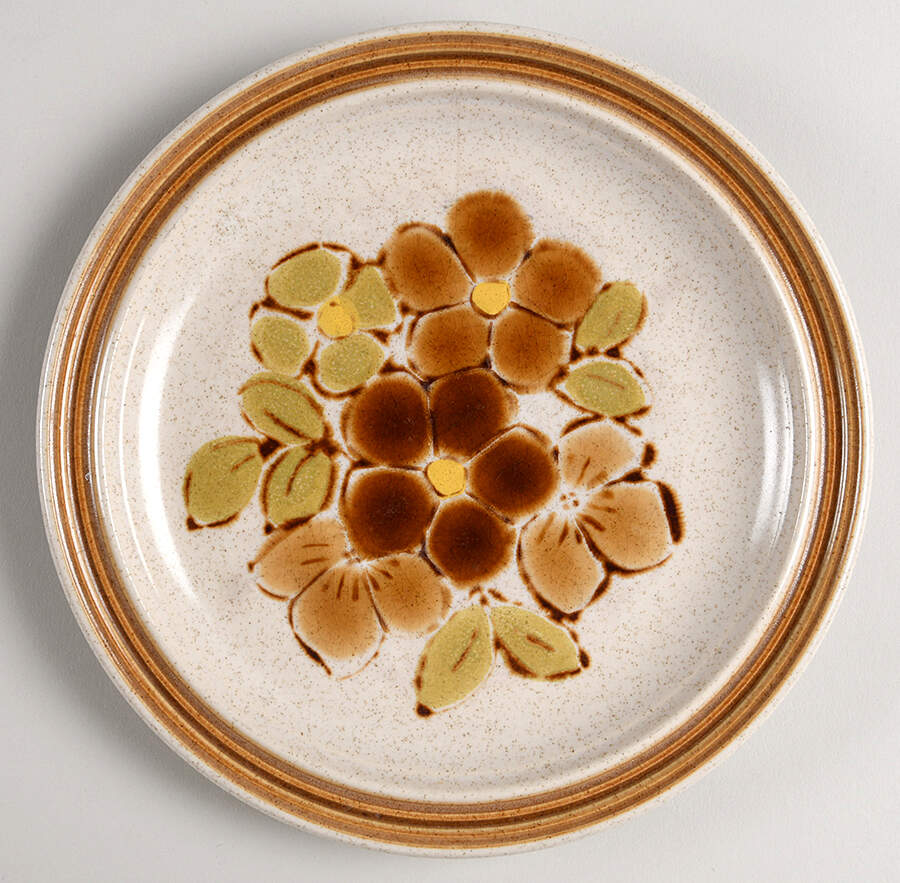 Mocha Salad Plate by International-1