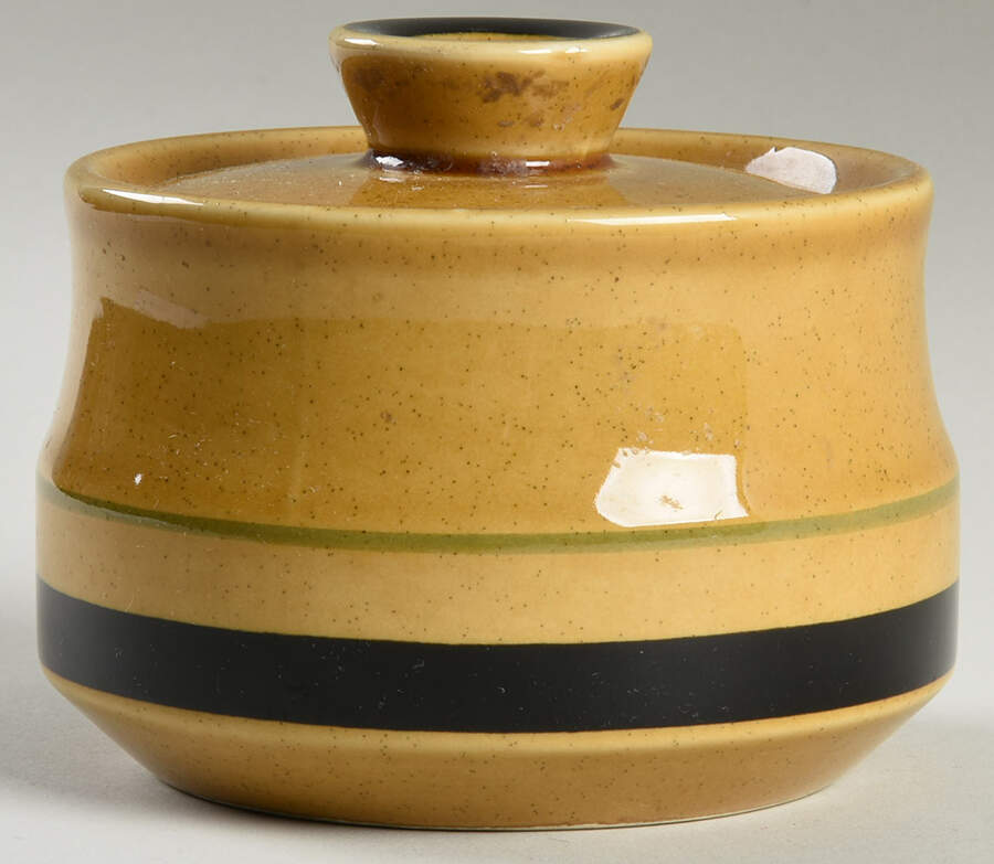 Montezuma Sugar Bowl & Lid by International-1