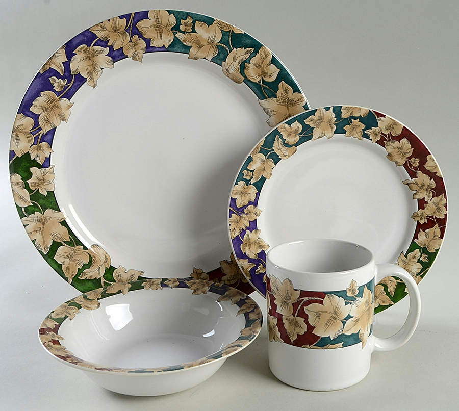 Nature Study 4 Piece Place Setting by International-1