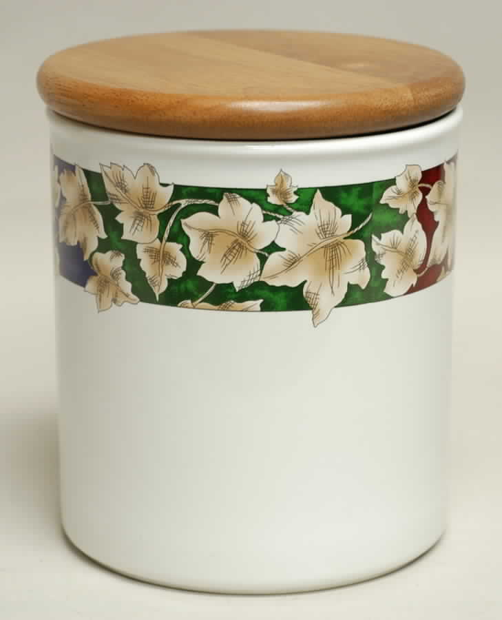 Nature Study Extra Large Canister & Wood Lid by International-1