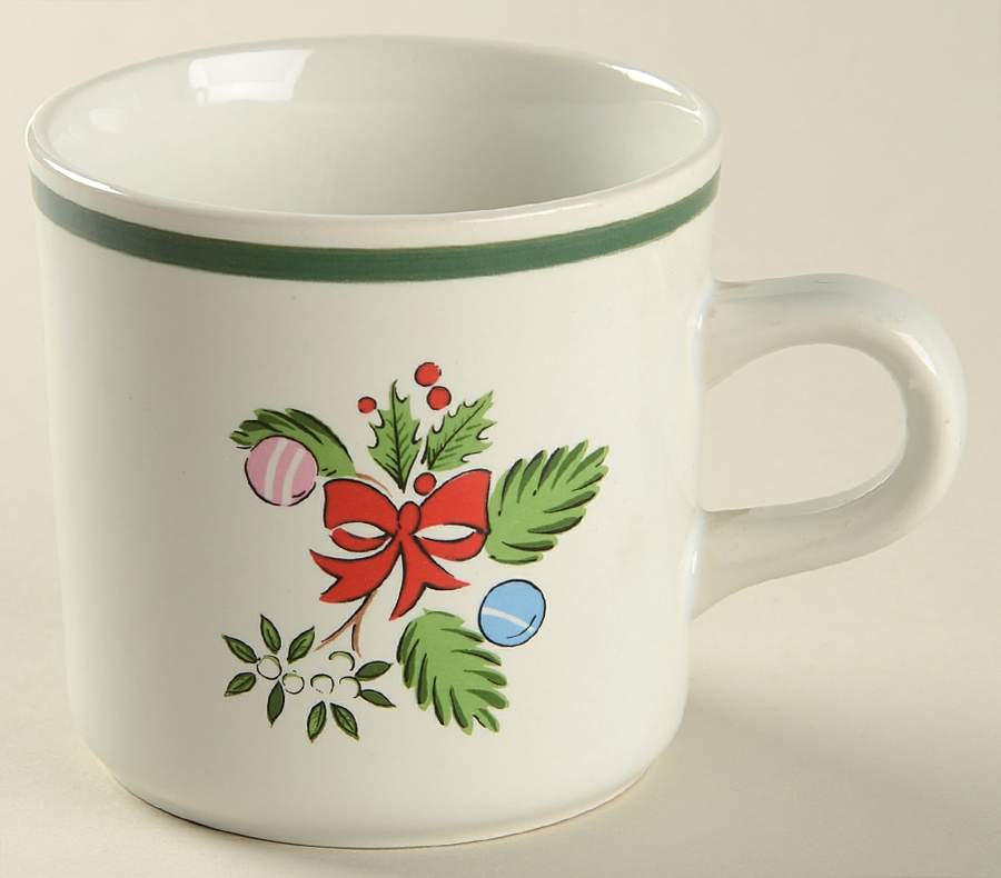 Noel (Band 1-8" From Edge) Flat Cup by International-1