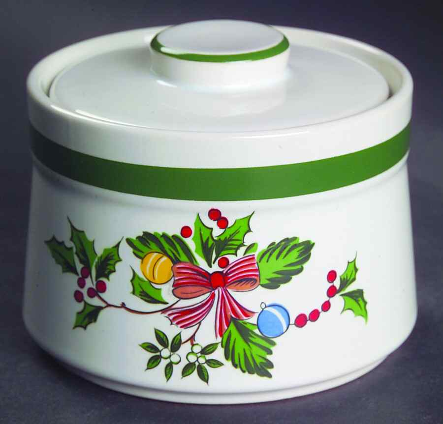 Noel (Band 1-8" From Edge) Sugar Bowl & Lid by International-1