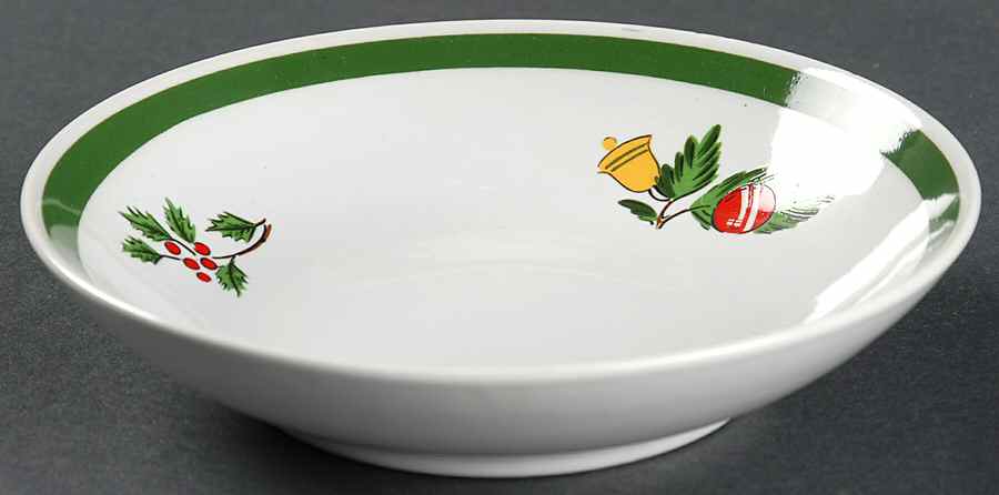 Noel (Band 1-8" From Edge) Fruit/Dessert (Sauce) Bowl by International-1