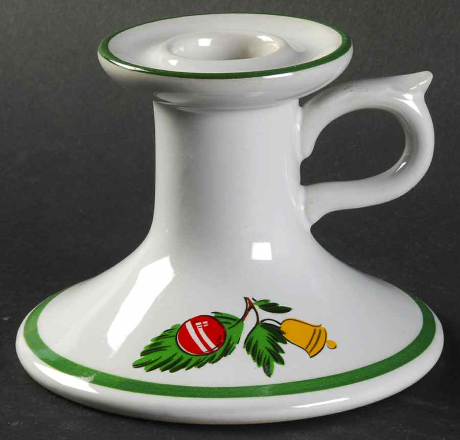 Noel (Band 1-8" From Edge) 3" Candlestick by International-1