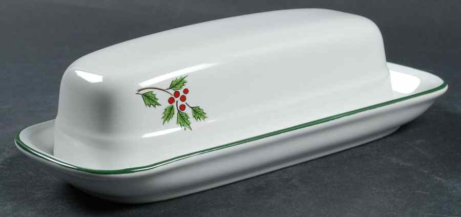 Noel (Band 1-8" From Edge) 1/4 Lb Covered Butter by International-1