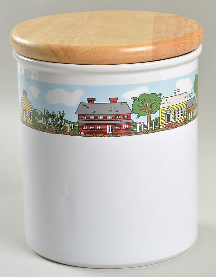 Old Salem Extra Large Canister & Lid by International-1