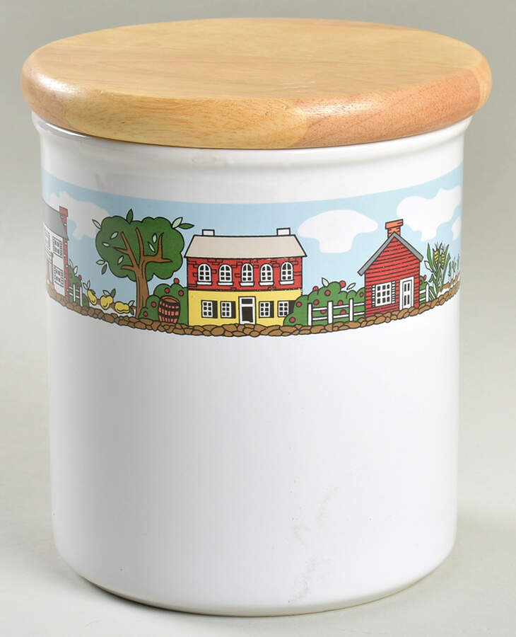 Old Salem Large Canister & Lid by International-1
