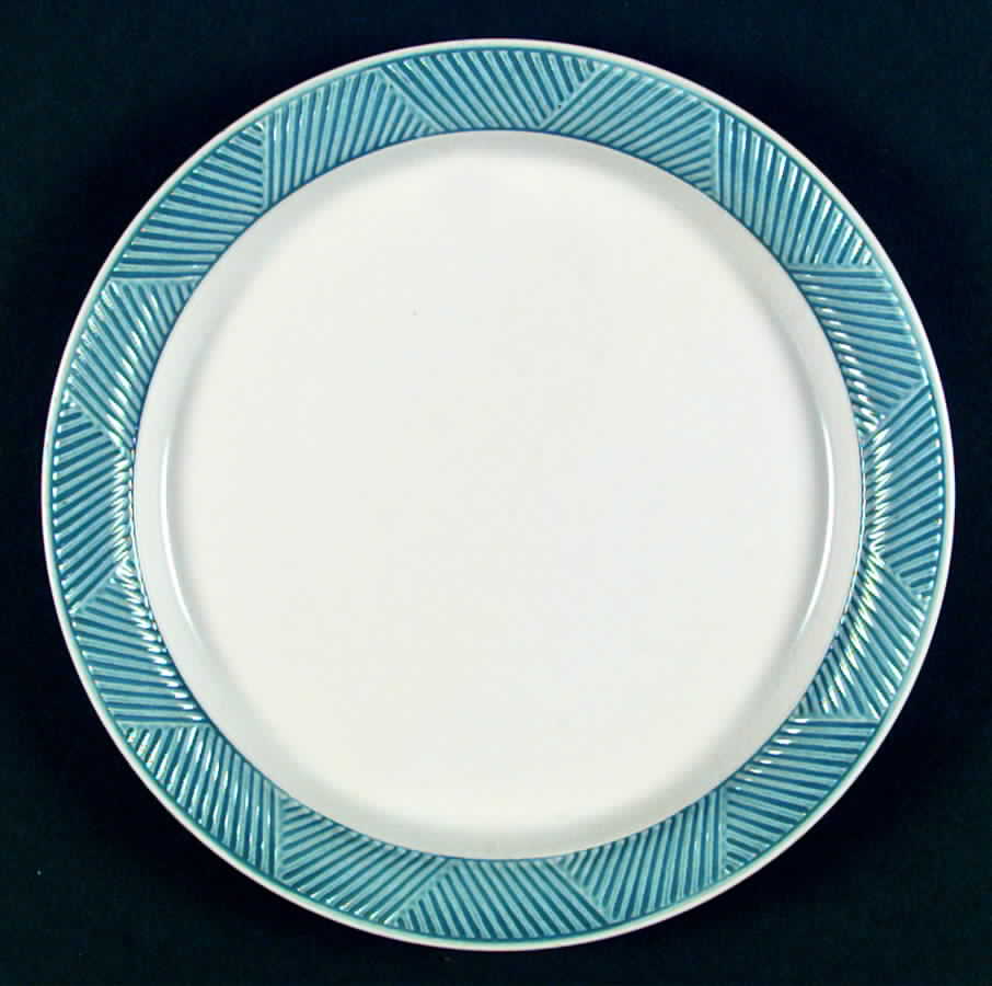 Passages Blue Dinner Plate by International-1