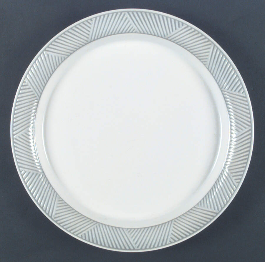 Passages Gray Dinner Plate by International-1
