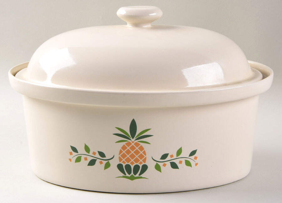 Plantation Garden Oval Covered Vegetable by International-1