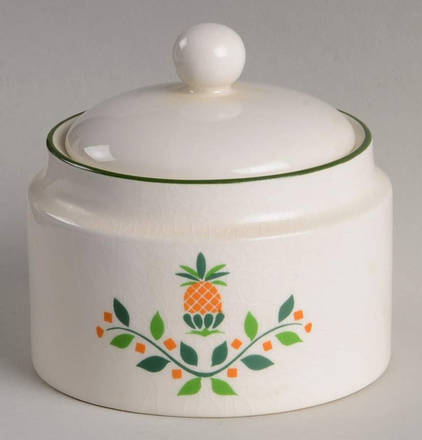 Plantation Garden Sugar Bowl & Lid by International-1