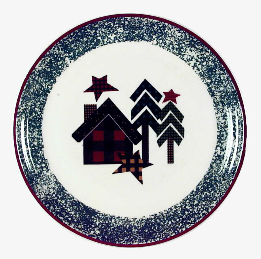 Prairietown Christmas Dinner Plate by International-1