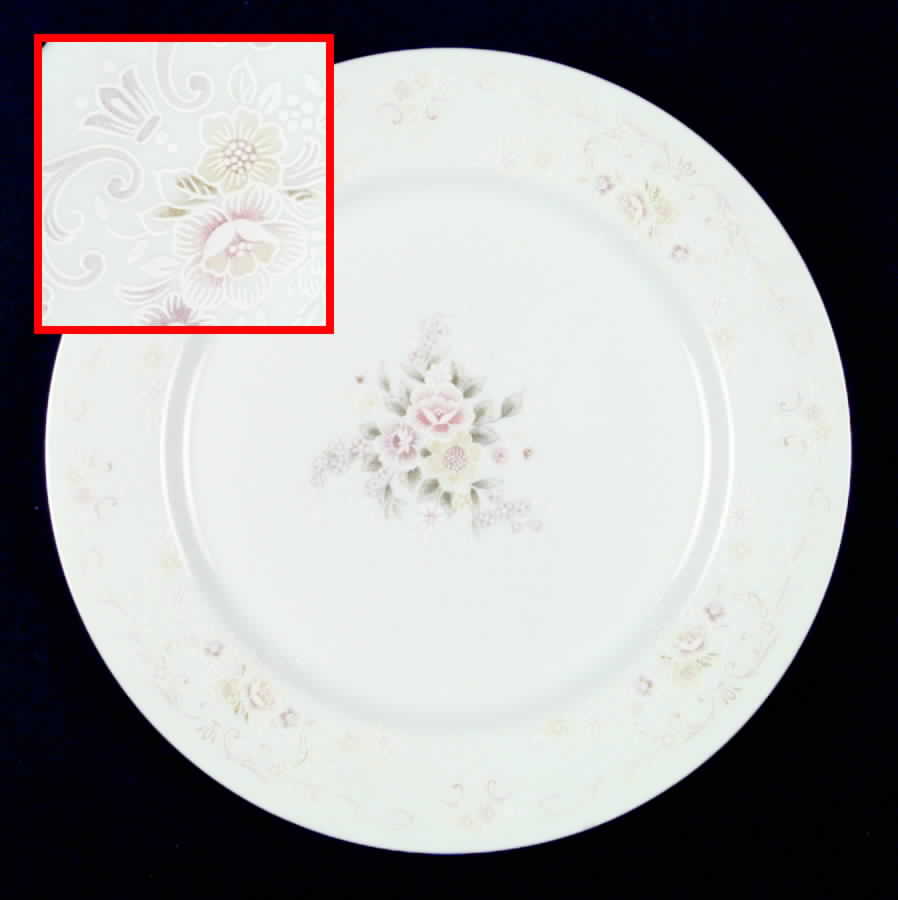 Promise (Platinum Trim) Dinner Plate by International-1