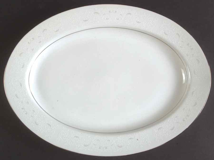 Queen Ann 14" Oval Serving Platter by International-1