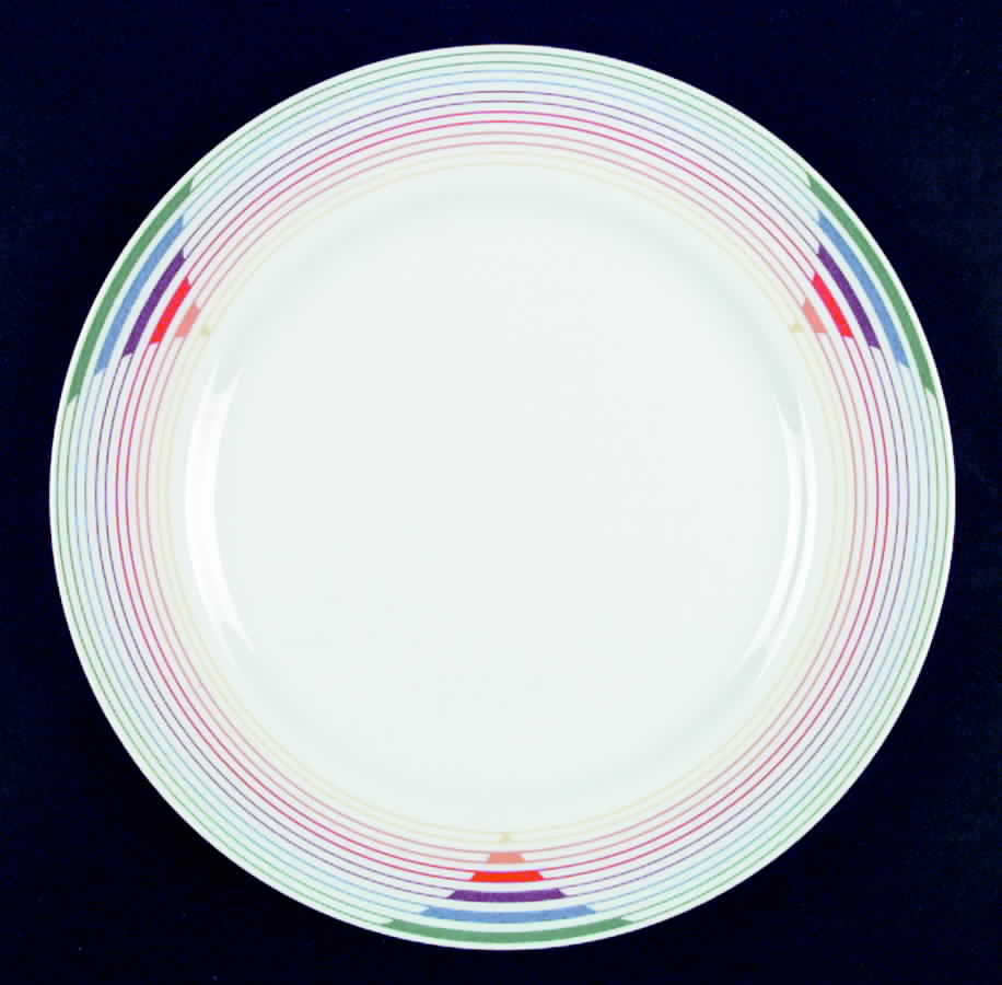 Rings Dinner Plate by International-1