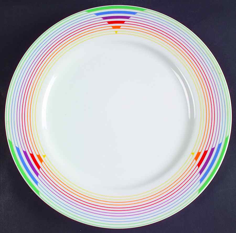 Rings 12" Chop Plate (Round Platter) by International-1