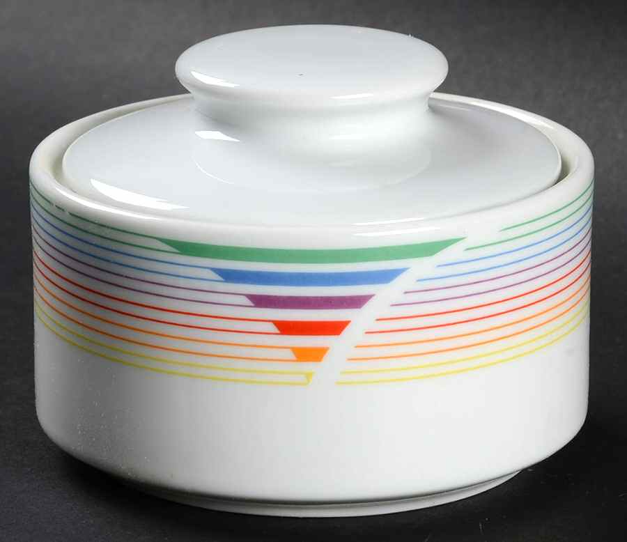 Rings Sugar Bowl & Lid by International-1