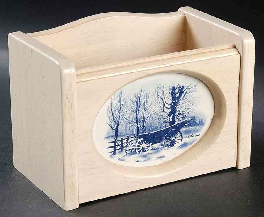 Riverwood Wood Open Recipe Box by International-1