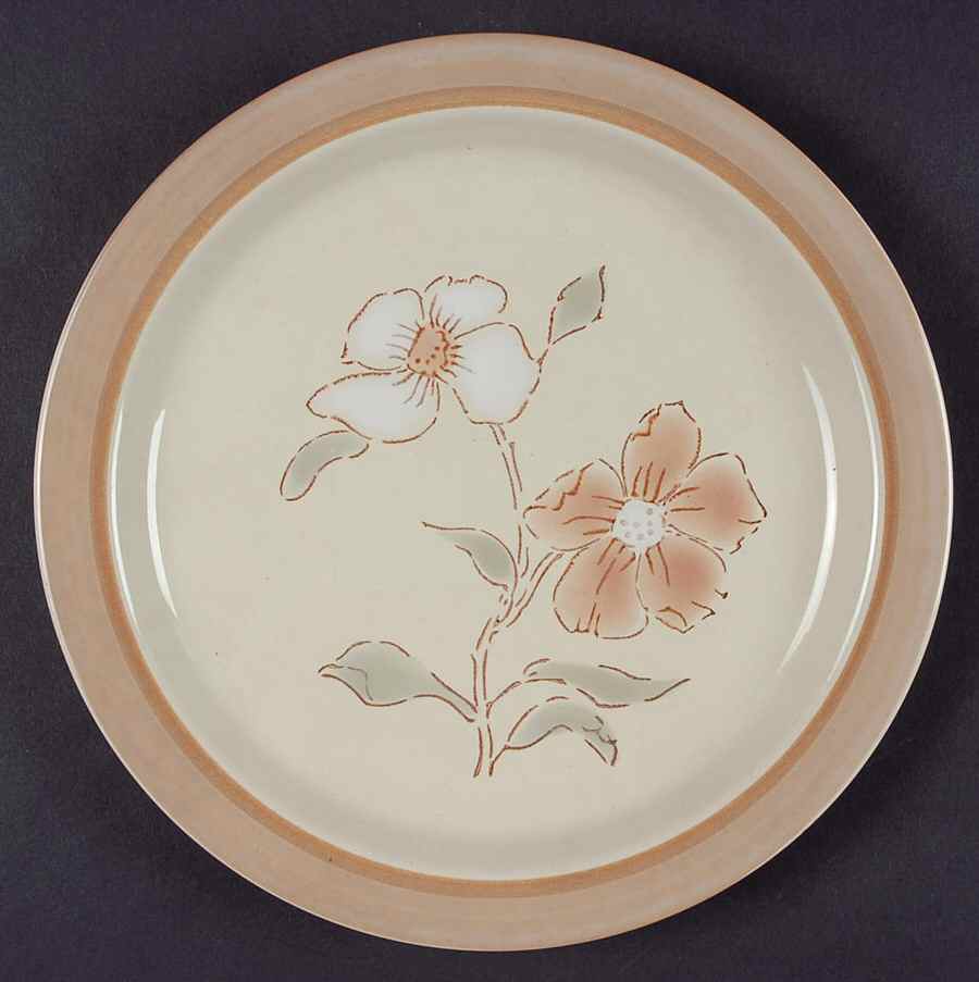 Rock Garden Smokey Topaz Salad Plate by International-1