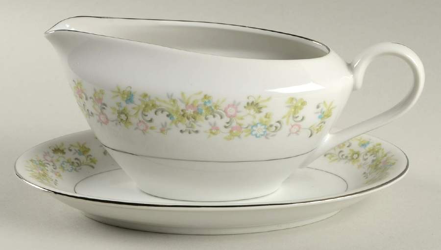 Romance Gravy Boat & Underplate/Relish by International-1