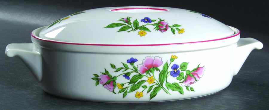 Rosalynn 1.5 Quart Oval Covered Casserole by International-1