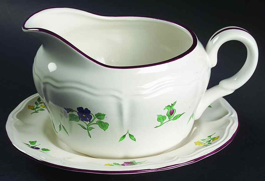 Rosalynn Gravy Boat & Underplate by International-1