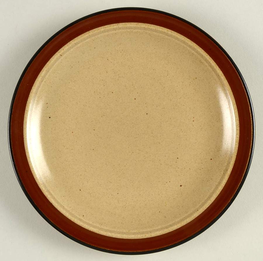 Round Up Brown Salad Plate by International-1