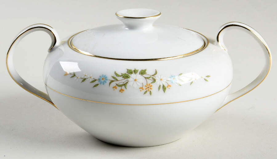 Serenade Sugar Bowl & Lid by International-1