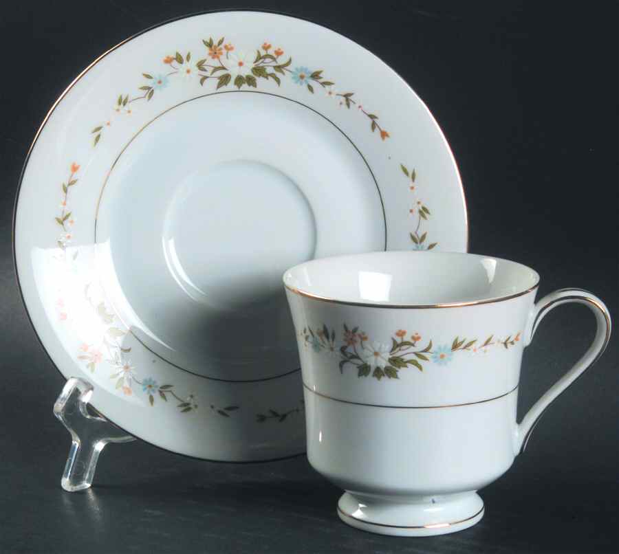 Serenade Footed Cup & Saucer Set by International-1
